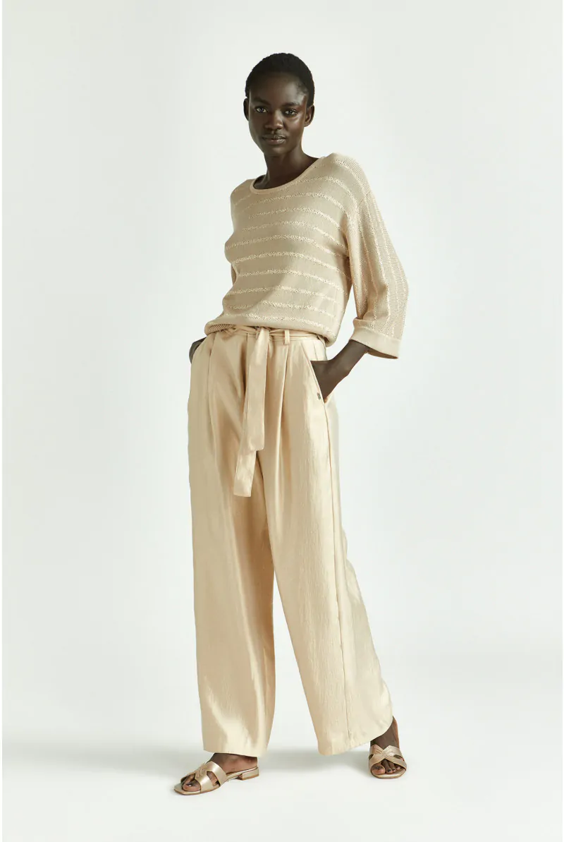 Xandres Pull Rayé En Viscose Fine 29254-01-2416