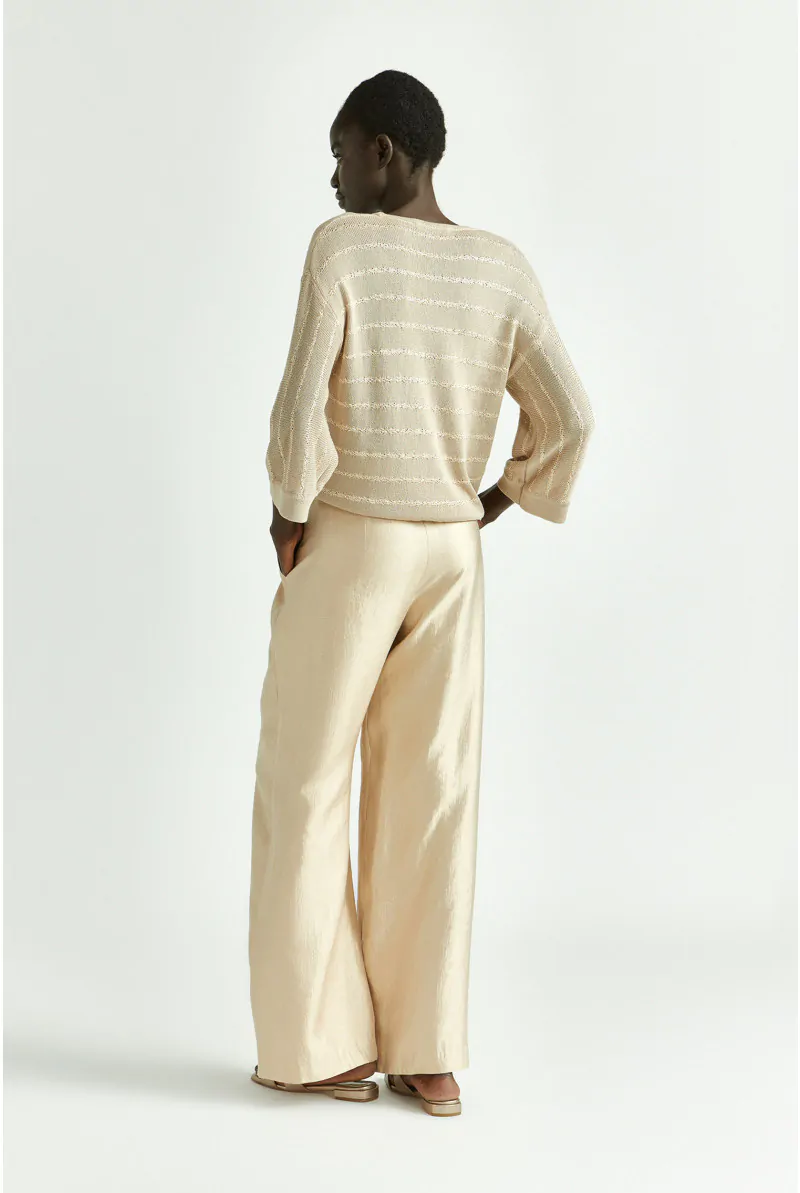 Xandres Pull Rayé En Viscose Fine 29254-01-2416