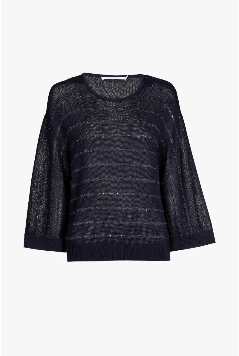 xandres Pull rayé en viscose fine 29254-01-8806
