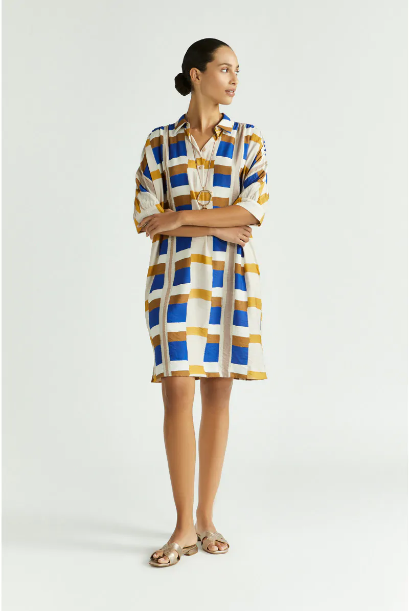 xandres Robe à motif aquarelle 14315-02-5165