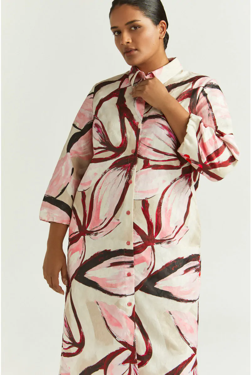 Xandres Robe à Motif Floral 14403-01-5116