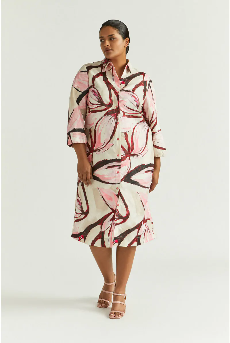 xandres Robe à motif floral 14403-01-5116