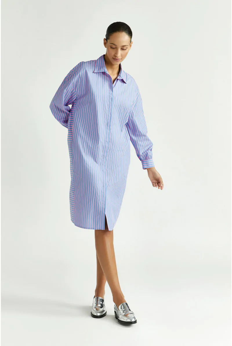 Xandres Robe à Rayures Fluo 14395-01-3046