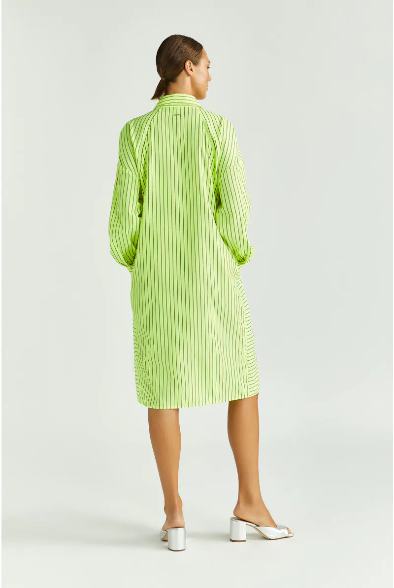 Xandres Robe à Rayures Fluo 14395-01-4556