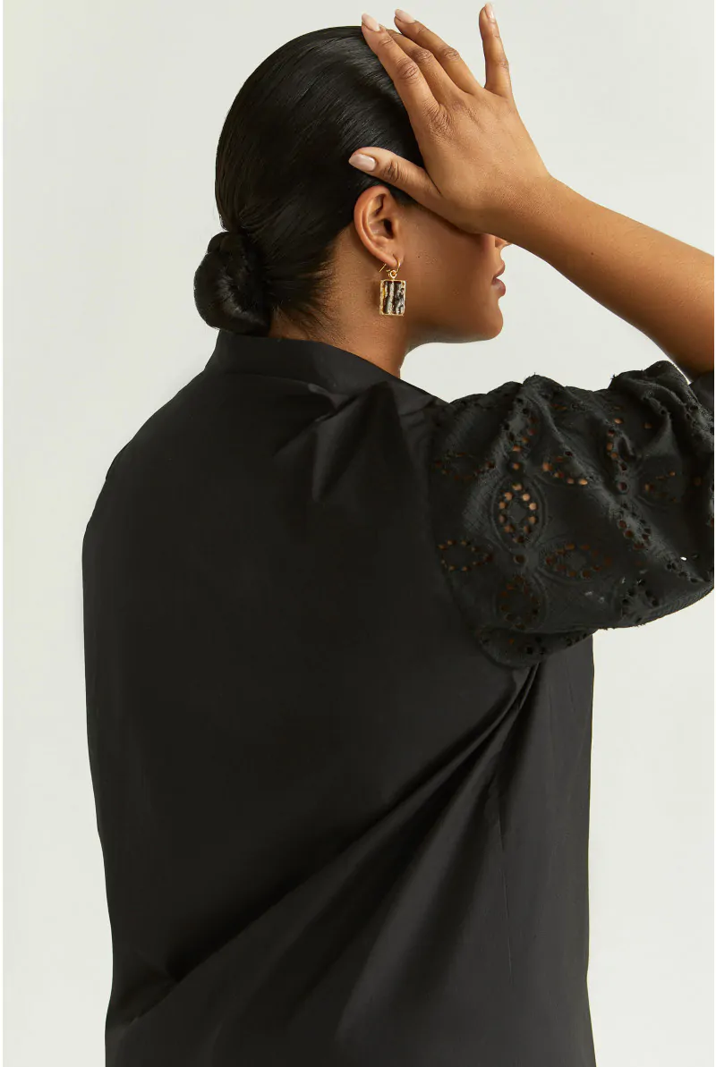 Xandres Robe Avec Broderie Anglaise 14431-01-0040