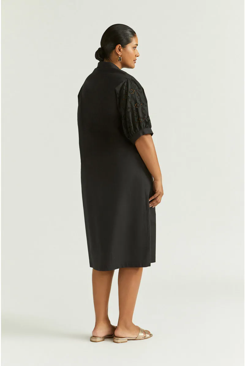 Xandres Robe Avec Broderie Anglaise 14431-01-0040