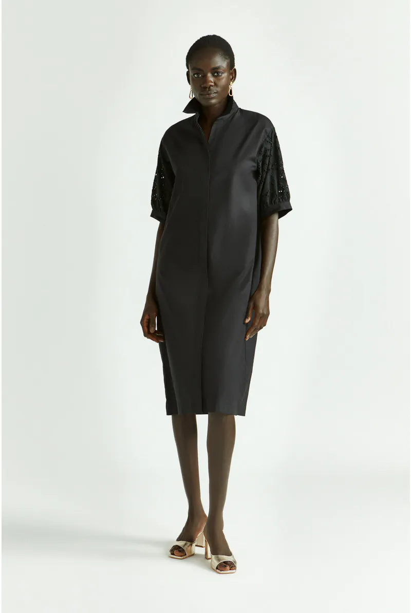 Xandres Robe Avec Broderie Anglaise 14431-01-0040