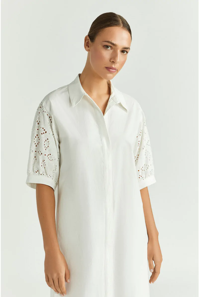 Xandres Robe Avec Broderie Anglaise 14431-01-1840