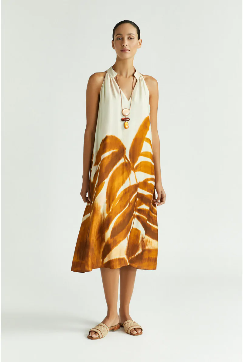 xandres Robe bain de soleil à motif 61299-01-2705