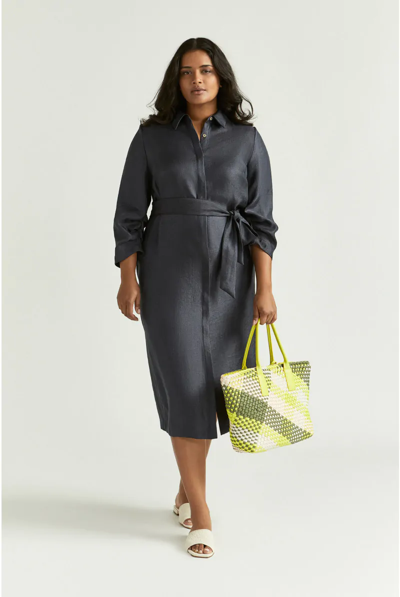 xandres Robe-chemise brillante 14381-01-8801