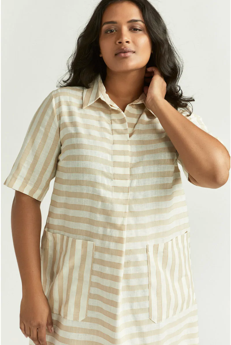 Xandres Robe Courte Rayée 82022-01-8375