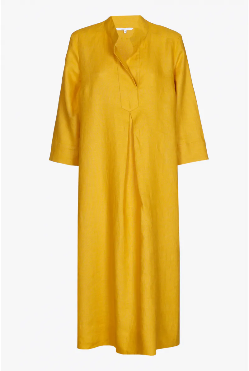 Xandres Robe Mi-longue En Lin 14297-02-2700