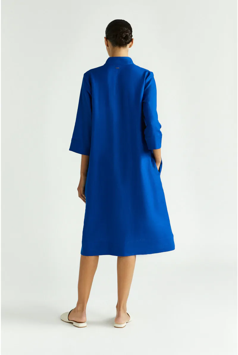 Xandres Robe Mi-longue En Lin 14297-02-5160