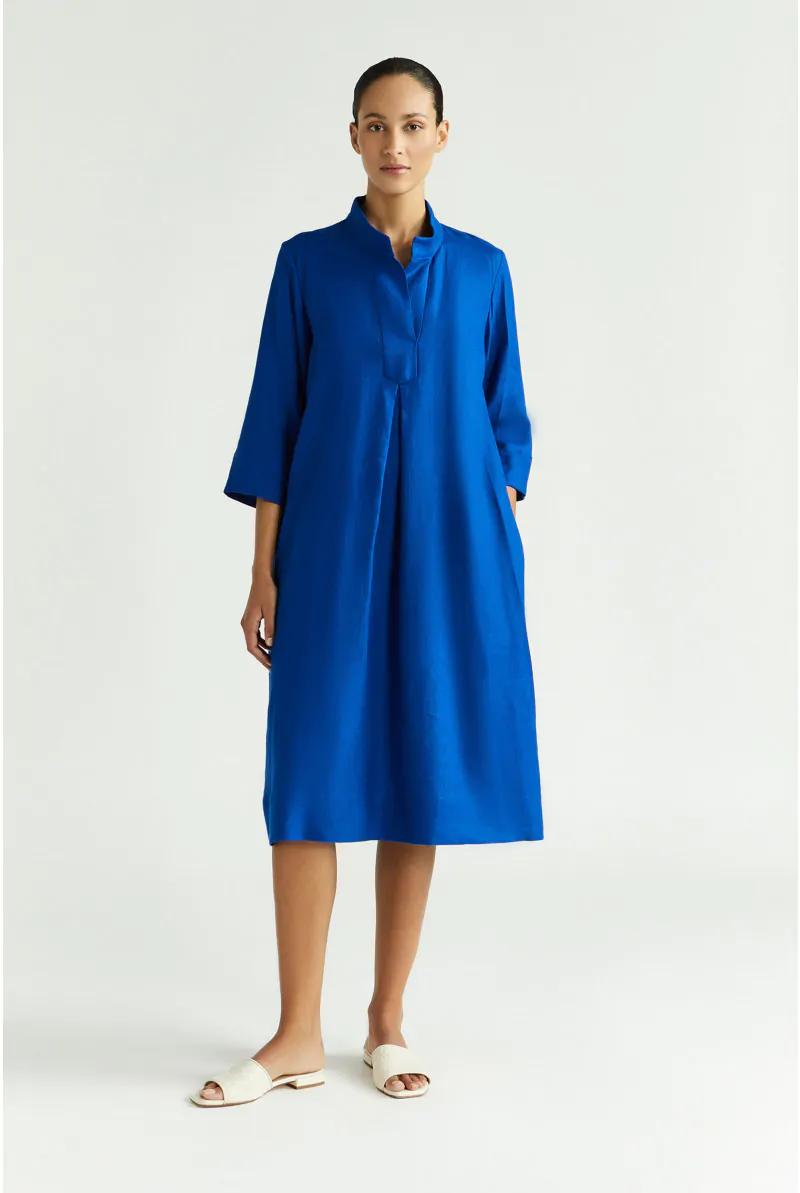 xandres Robe mi-longue en lin 14297-02-5160