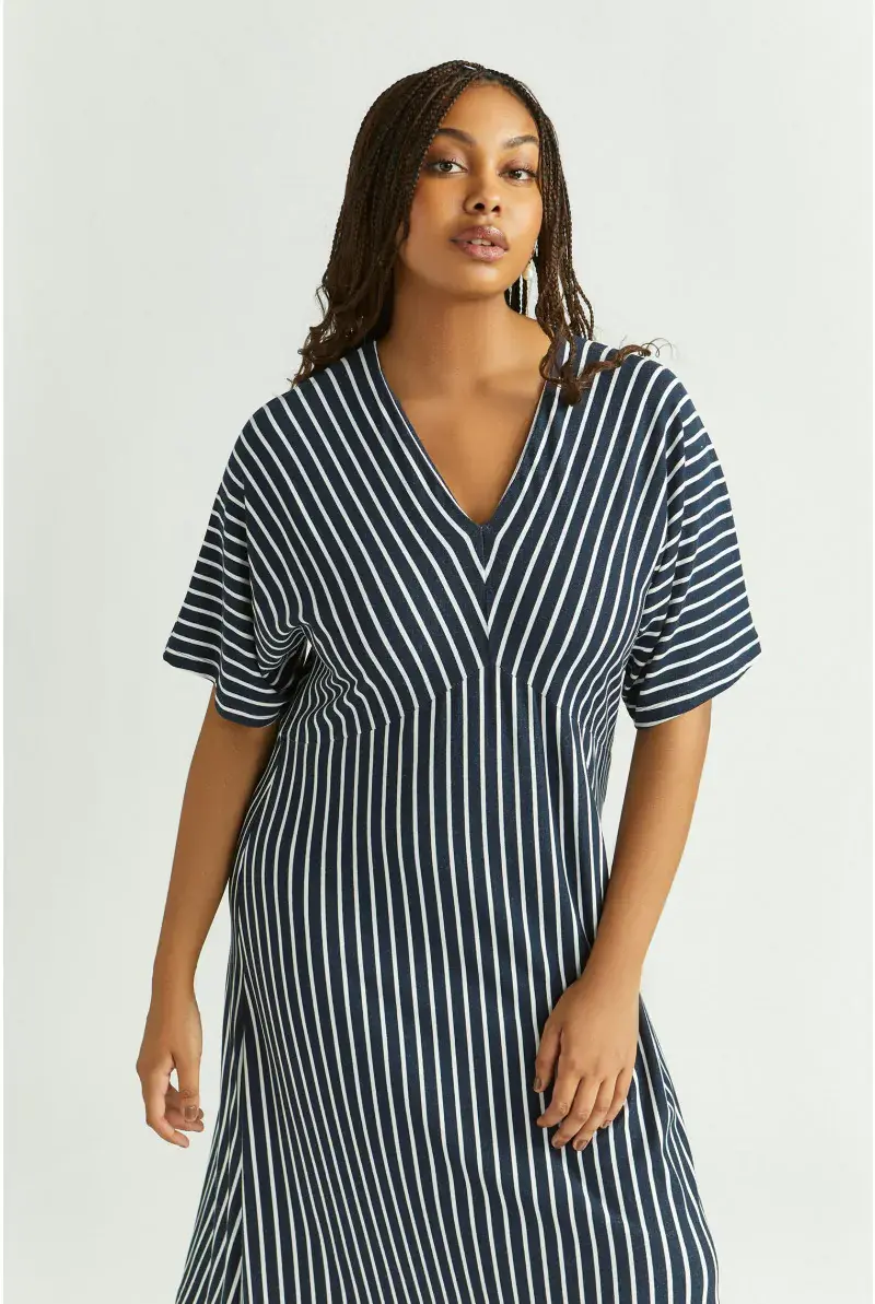 Xandres Robe Rayée En Jersey 29333-01-0045