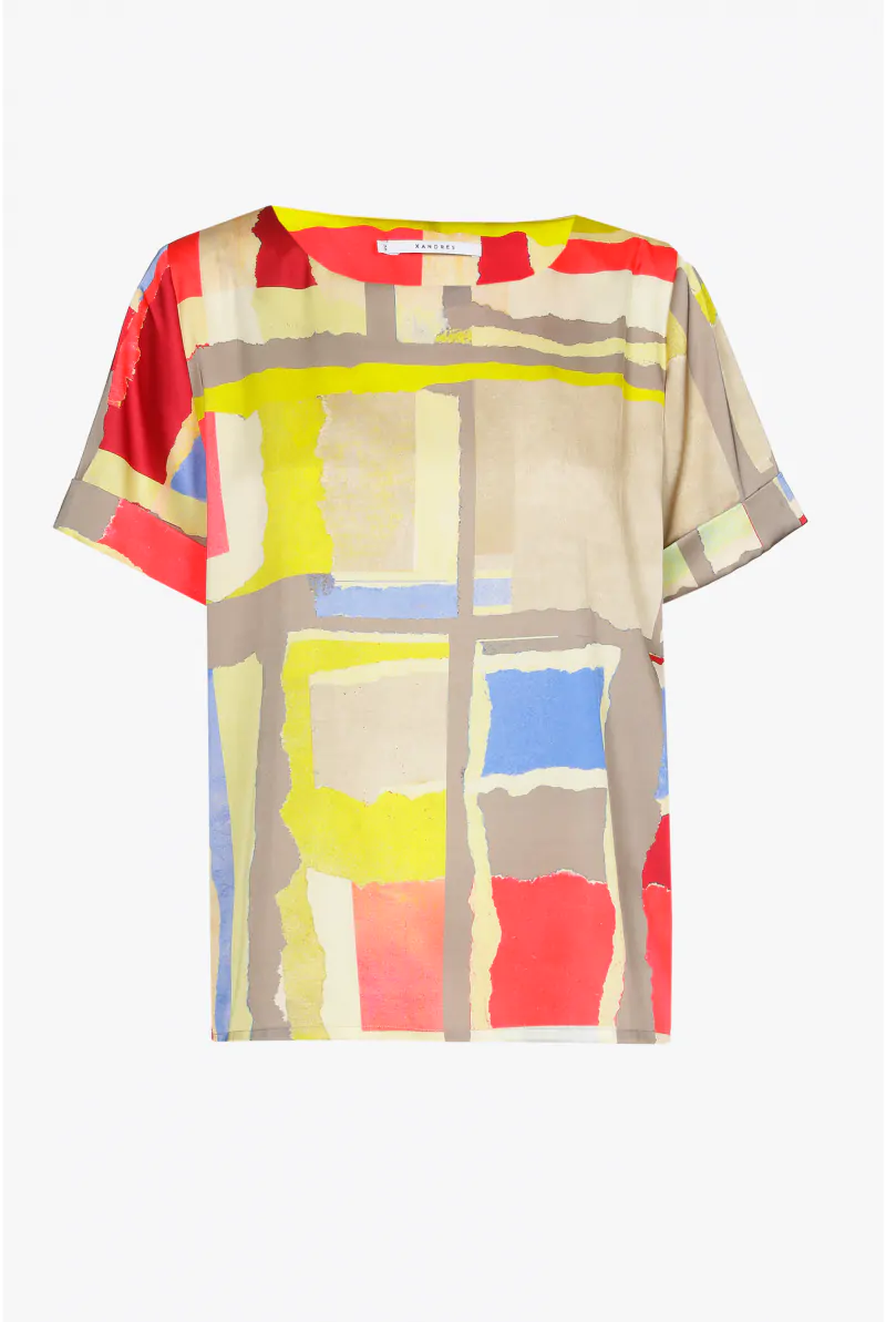 Xandres T-shirt à Imprimé Coloré 61245-01-9996