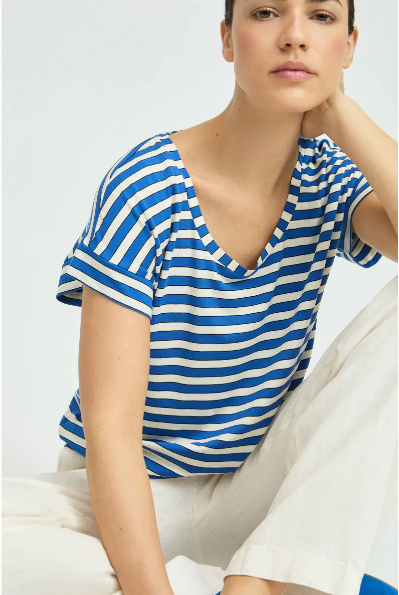 xandres T-shirt à rayures 29315-01-5165