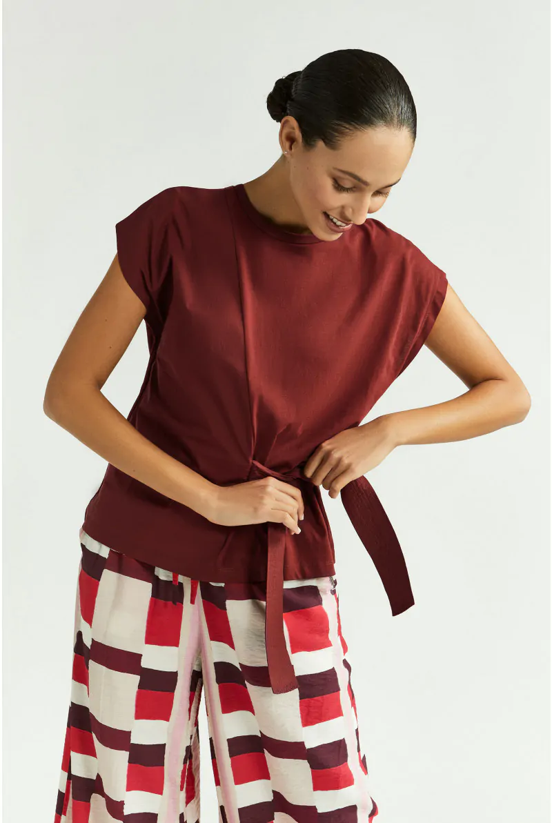 Xandres T-shirt Avec Ceinture 29317-01-7040