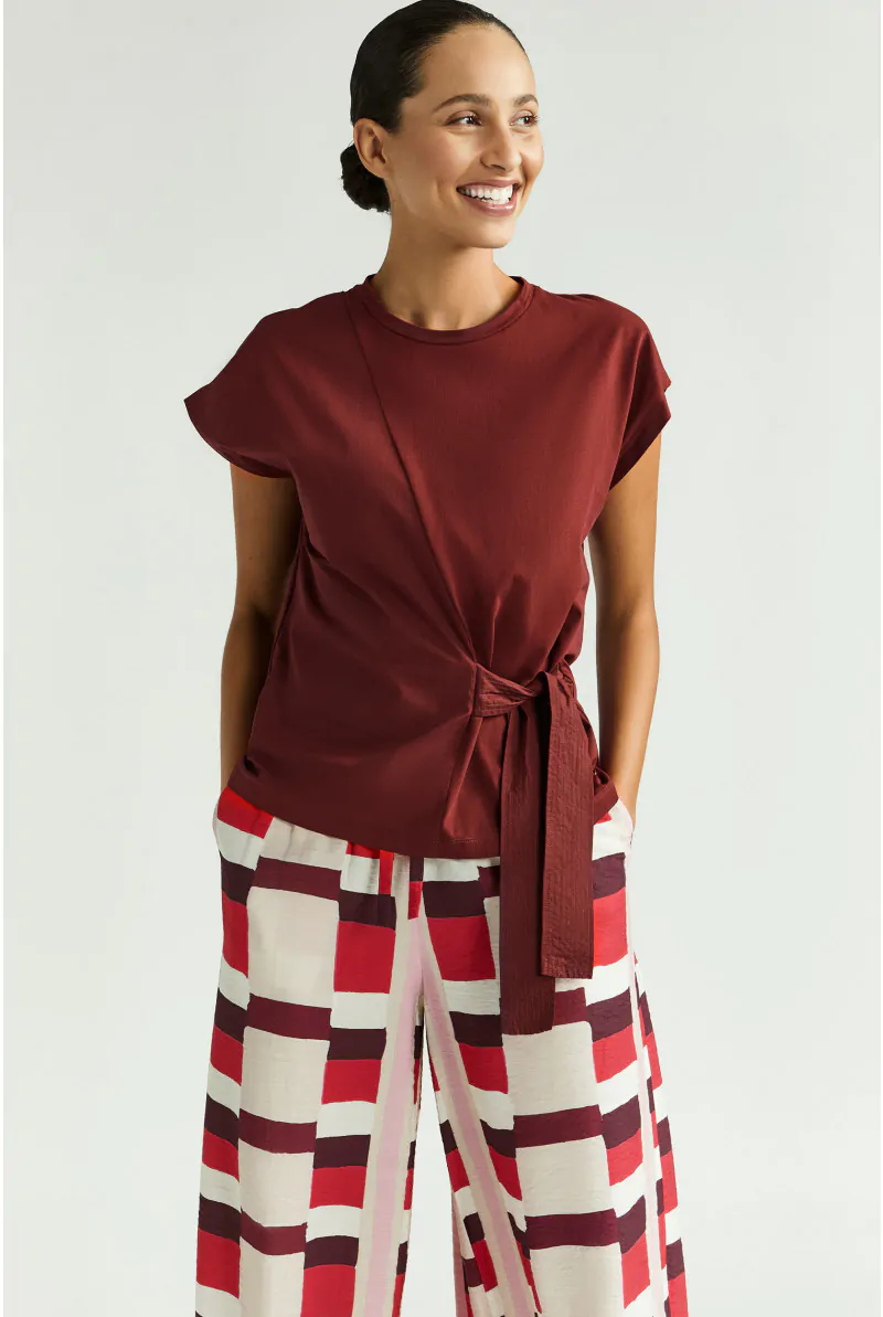 xandres T-shirt avec ceinture 29317-01-7040