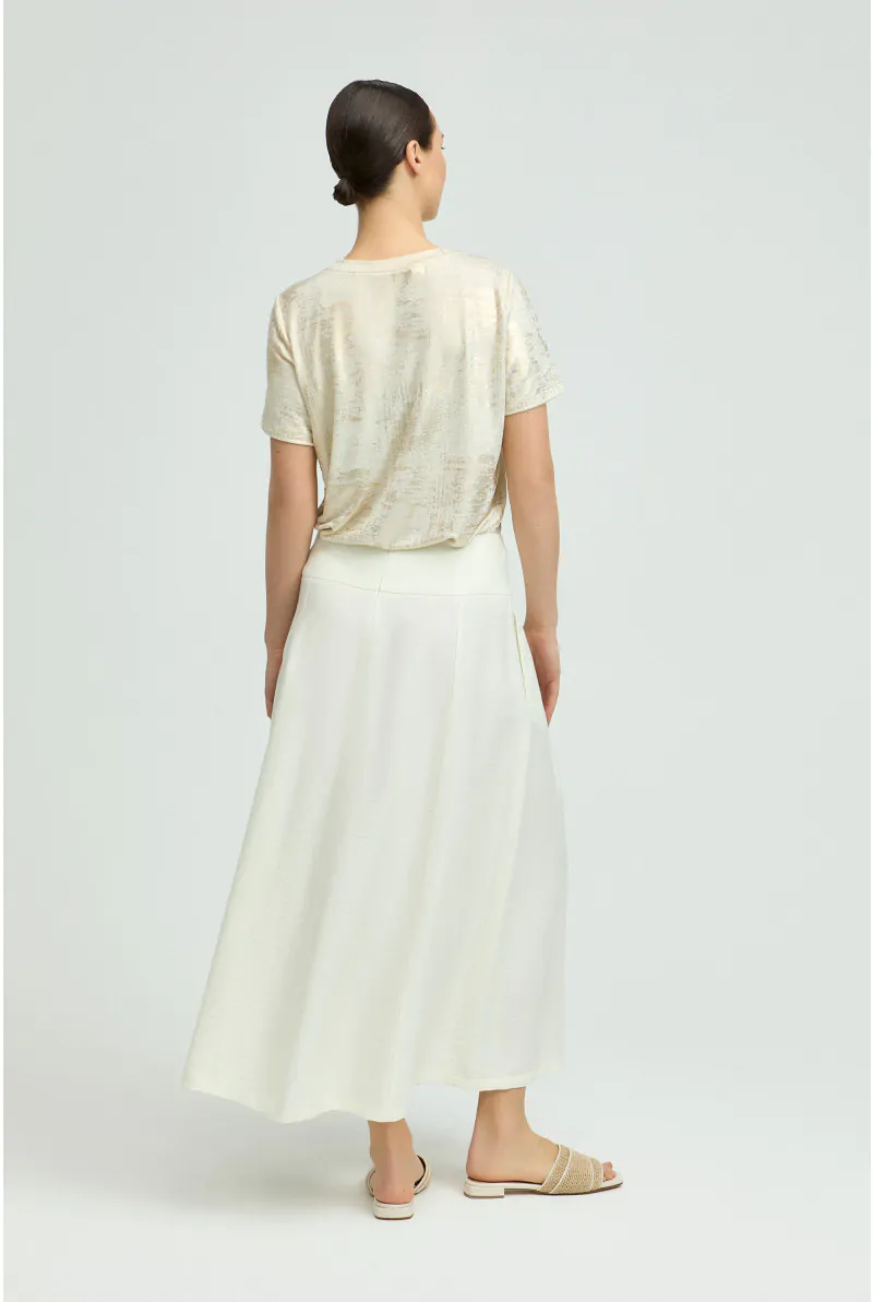 Xandres T-shirt Enduit à Col Rond 29460-01-1771