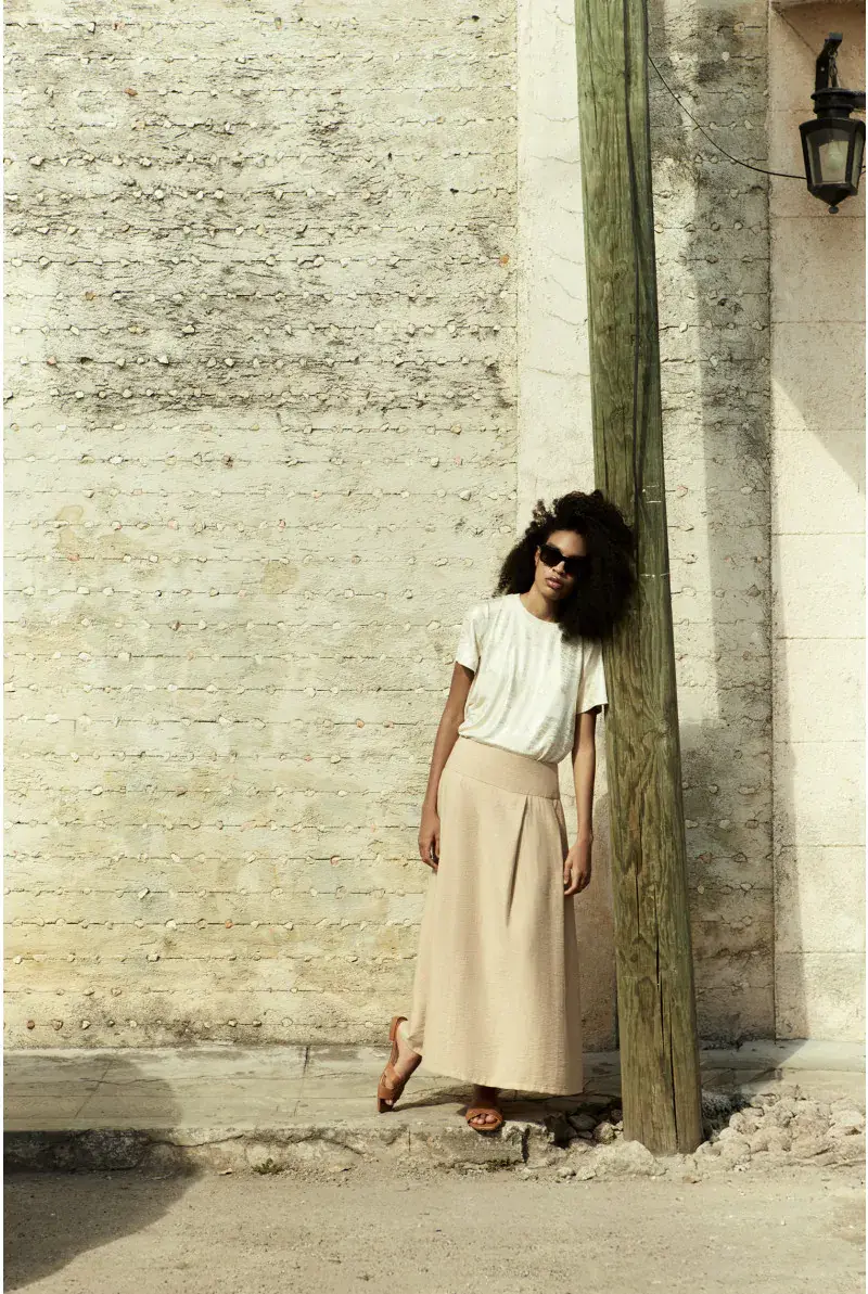 Xandres T-shirt Enduit à Col Rond 29460-01-1771