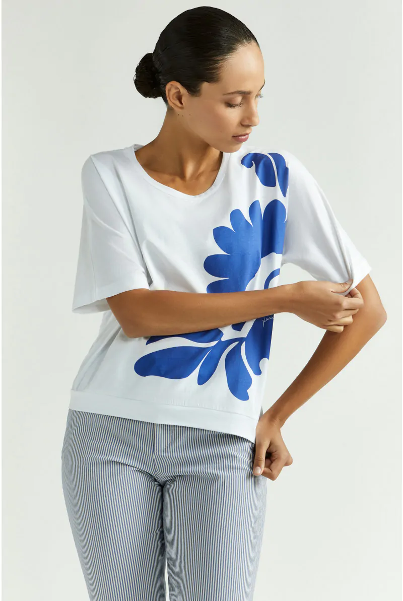 xandres T-shirt volumineux en coton 29320-01-5165