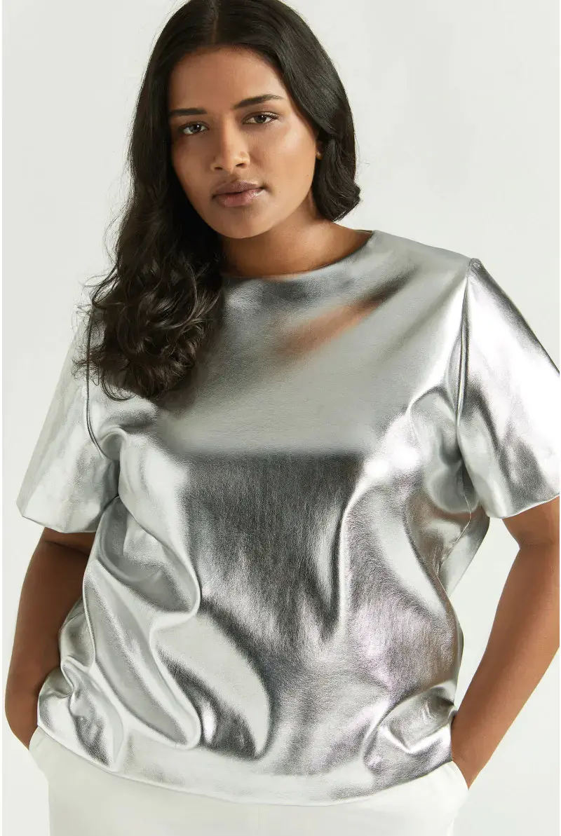 Xandres Top En Faux Cuir 61242-01-0301