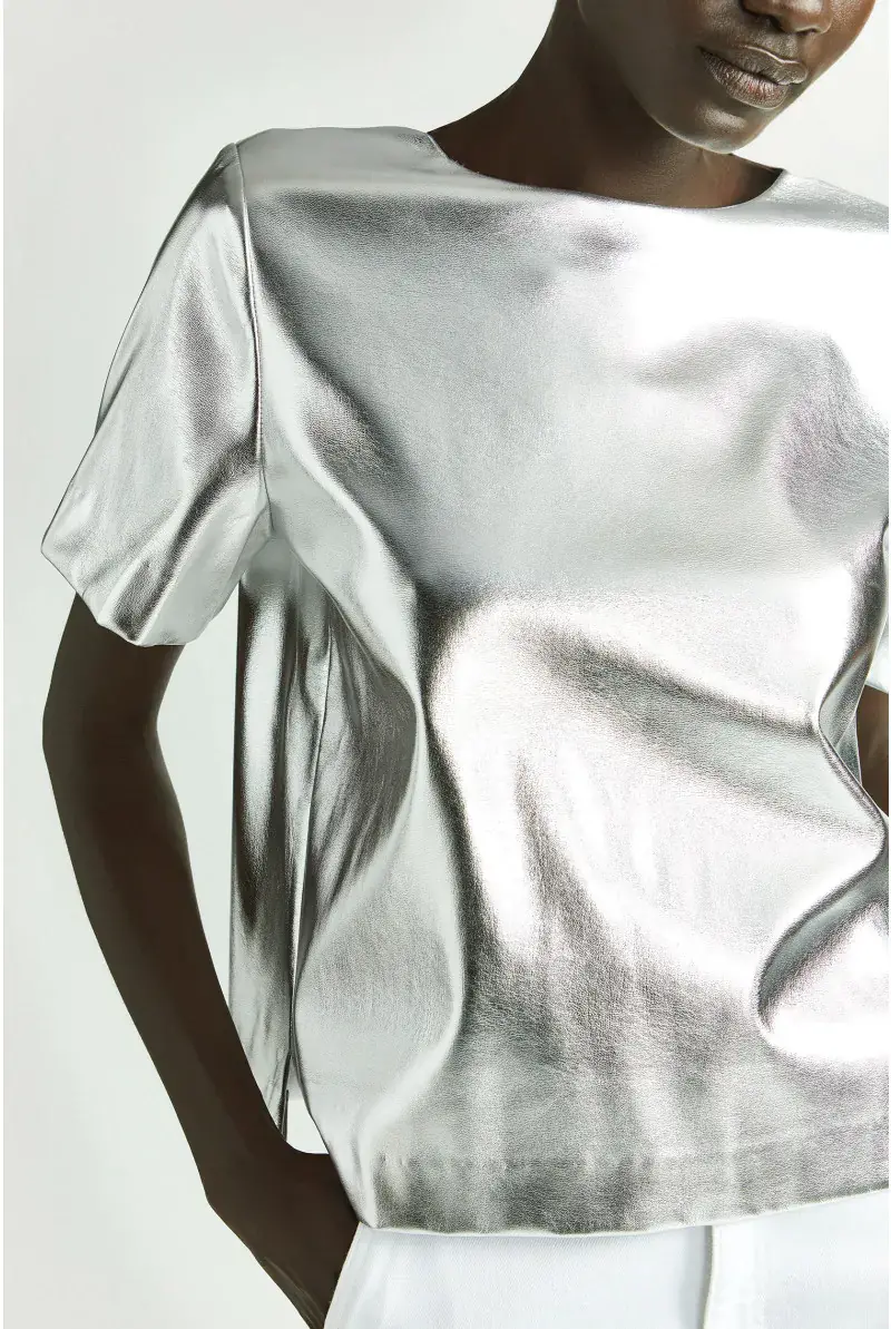 xandres Top en faux cuir 61242-01-0301