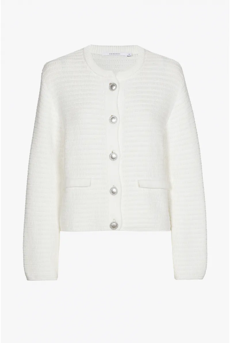 Xandres Veste En Coton Tricoté 29265-01-1841