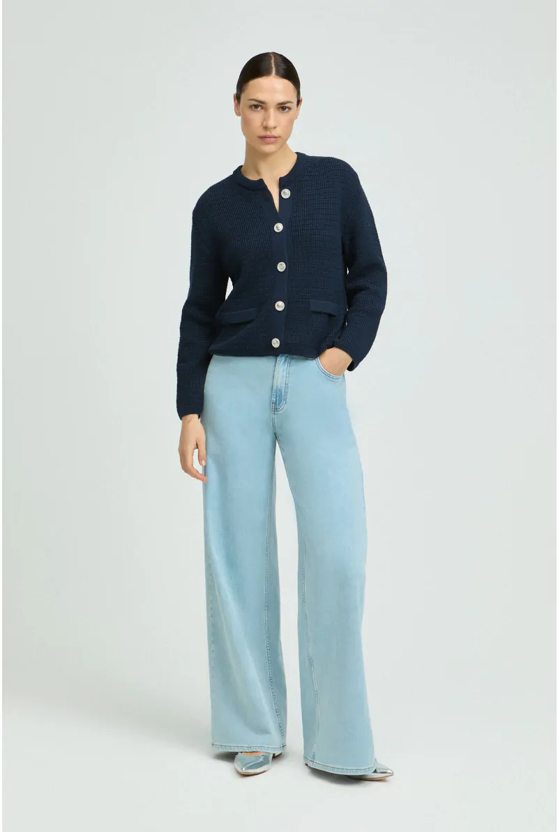 Xandres Veste En Coton Tricoté 29265-01-8800