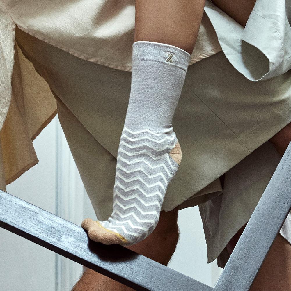 xpooos Chaussettes de dames bambou à Dubaï gris clair