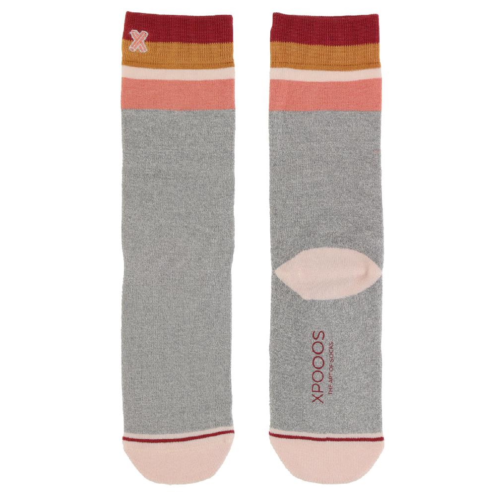 xpooos Chaussettes de dames en bambou londonien gris clair
