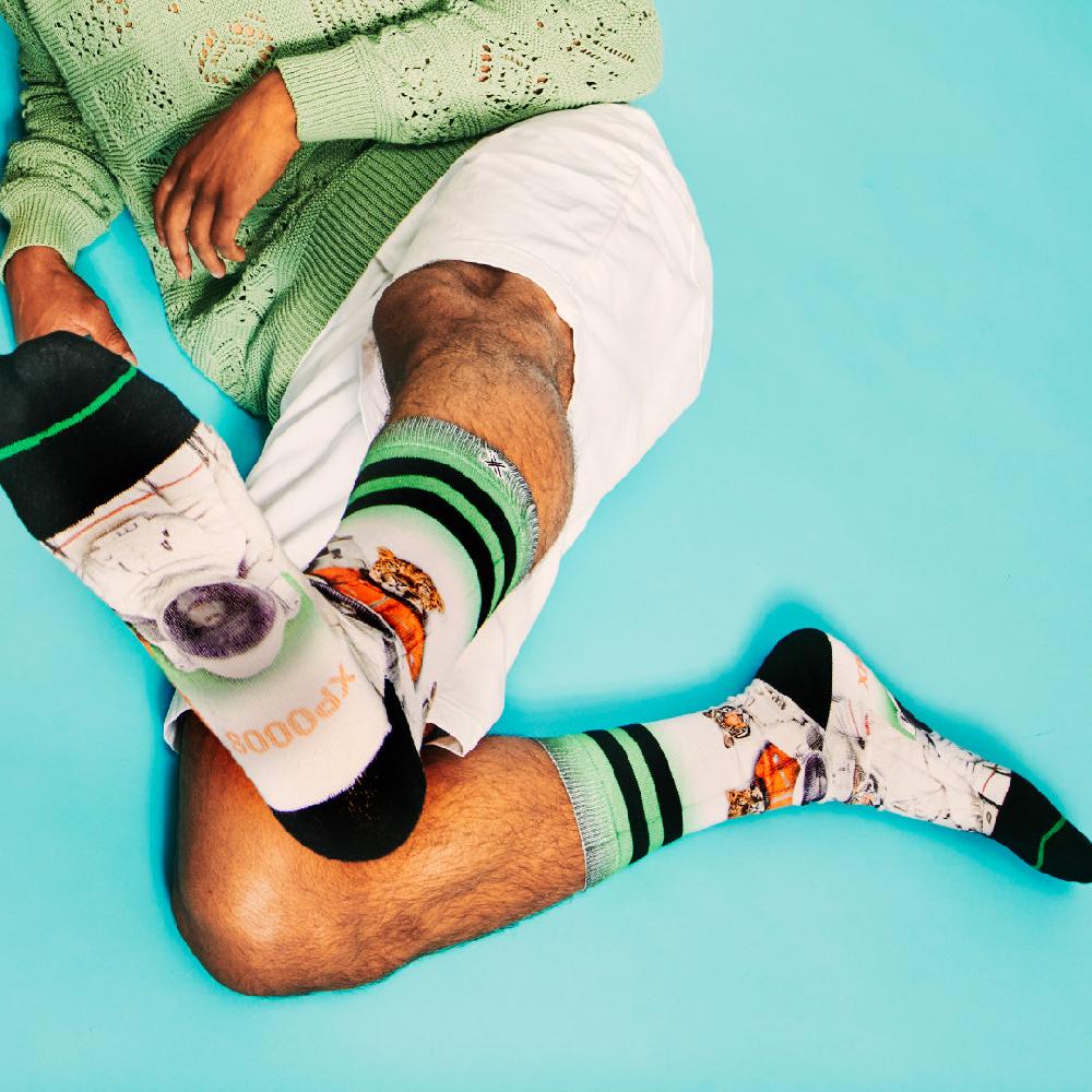 xpooos Chaussettes masculines de l'équipe d'astronaute