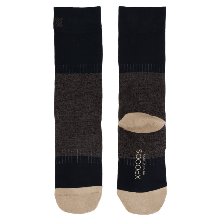 Xpooos Chaussettes Masculines En Bambou Mumbai Noir