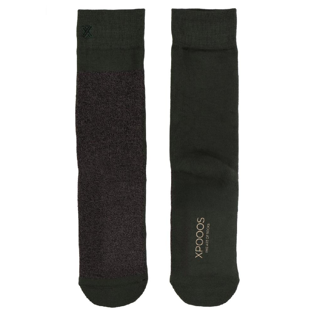 xpooos Chaussettes pour hommes en bambou de New York Green