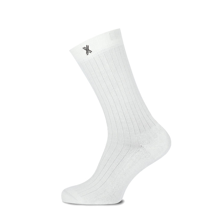 Xpooos Den Bosch Bamboo Basic Unisexe Chaussettes Blanches