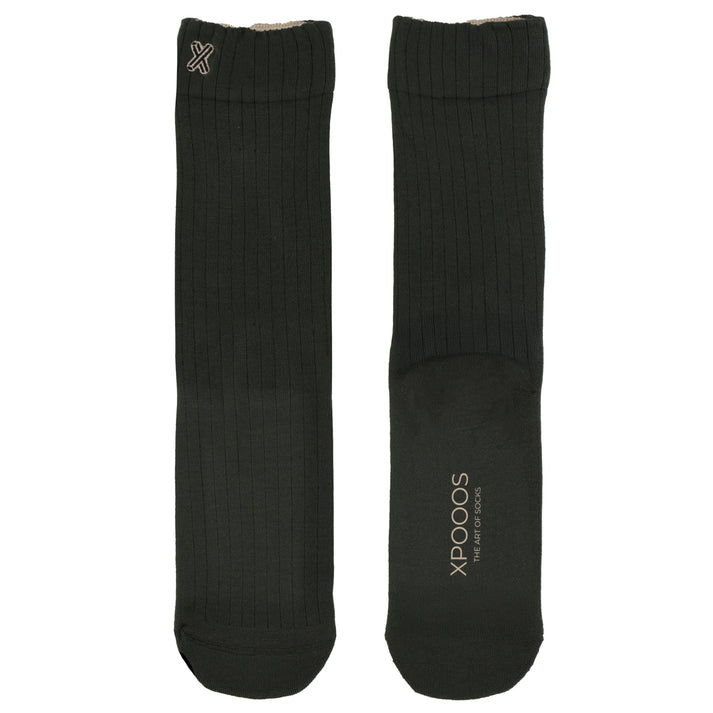 Xpooos Den Bosch Bamboo Basic Unisexe Chaussettes Khaki