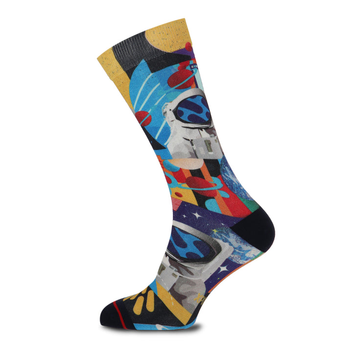 Xpooos Apollo 11 Chaussettes Pour Hommes En Bambou