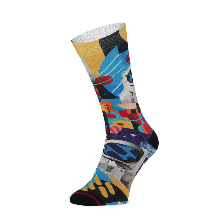 Xpooos Apollo 11 Chaussettes Pour Hommes En Bambou