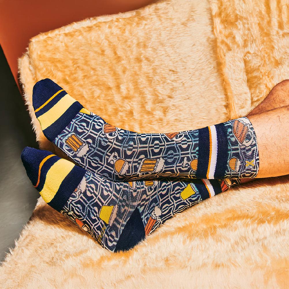 xpooos Bravo les chaussettes pour hommes en bambou