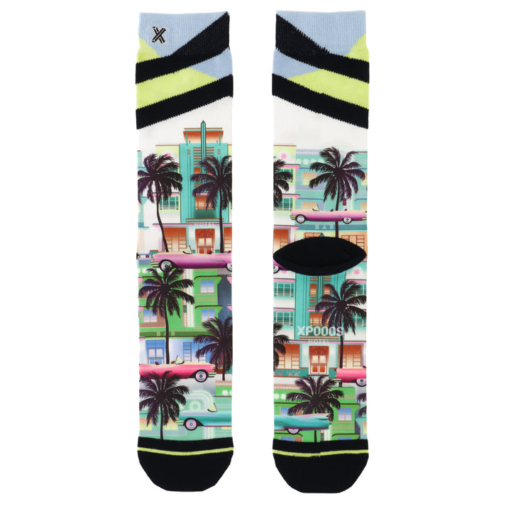 Xpooos Chaussettes Pour Hommes à Thème De Crockett