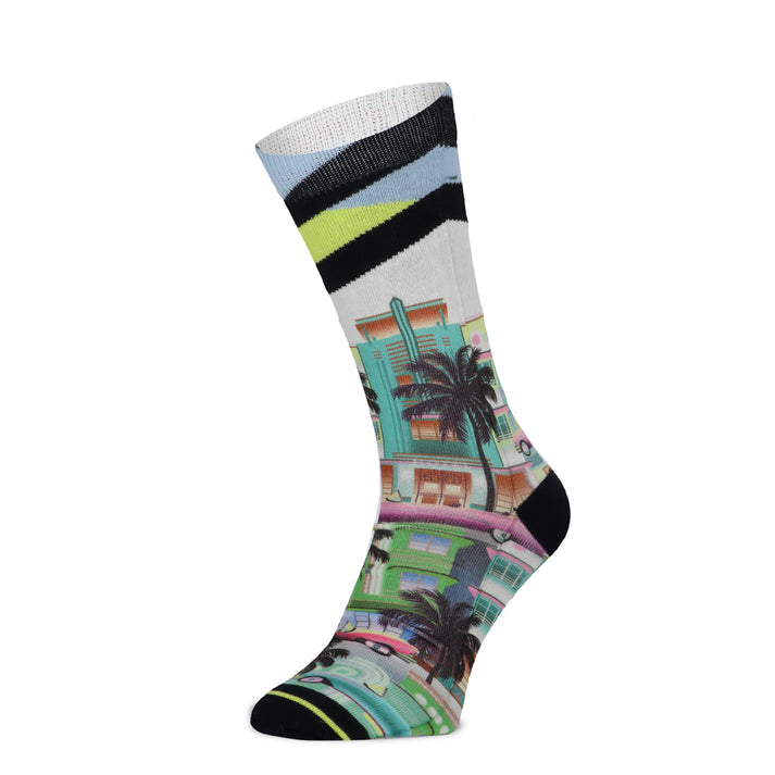 Xpooos Chaussettes Pour Hommes à Thème De Crockett