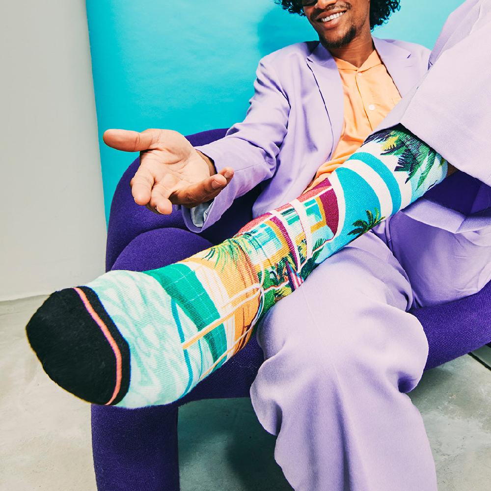 xpooos Chaussettes pour hommes bahamas