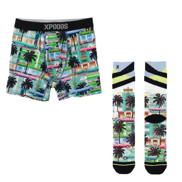 Xpooos Crockett's Boxershort & Sokken Set Heren