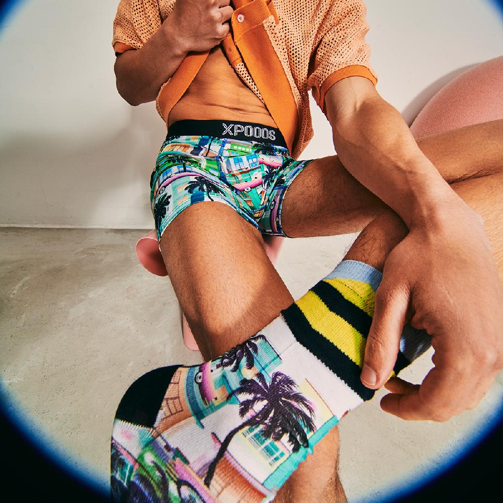 xpooos Crockett's boxershort & sokken set heren