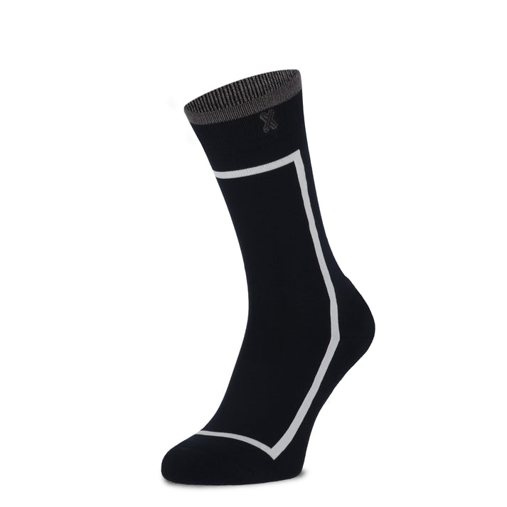 Xpooos Rome Bamboo Men's Socks Marine & White