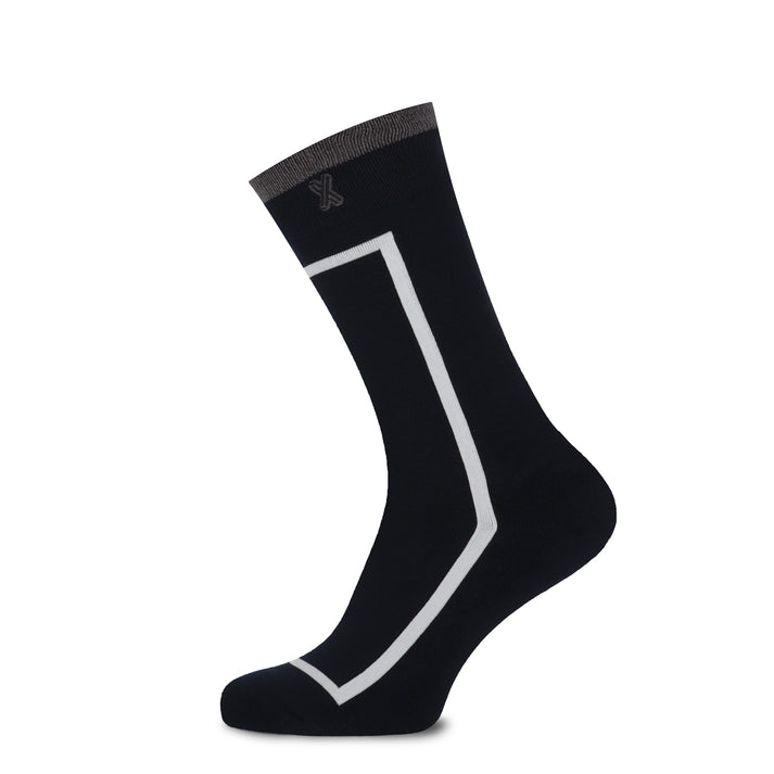 Xpooos Rome Bamboo Men's Socks Marine & White