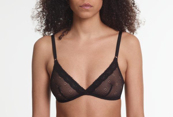 yasmine eslami Alexandra soutien-gorge souple Black