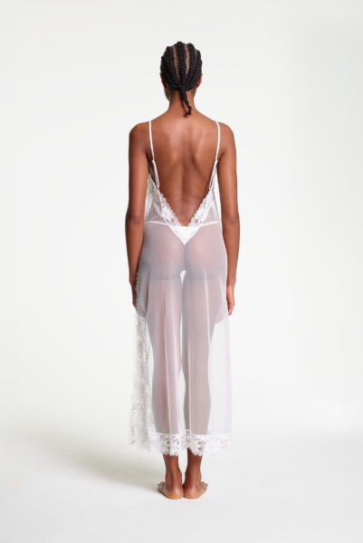 Yasmine Eslami Annabelle Nuisette En Dentelle Pearly