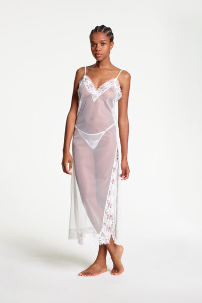 yasmine eslami Annabelle nuisette en dentelle Pearly